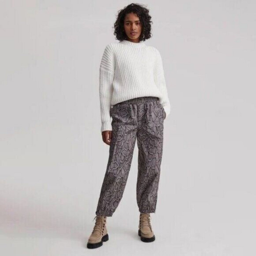 VARLEY Silver Python Snake Hamilton Pant Size Sma… - image 1