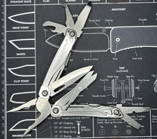 Leatherman Wingman Multi Tool Stainless Steel Made in USA W/Clip VGUC BOD 0816