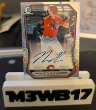 2026 Bowman Chrome Mega Box Mason Neville Mojo Refractor Auto #BMA-MN Reds