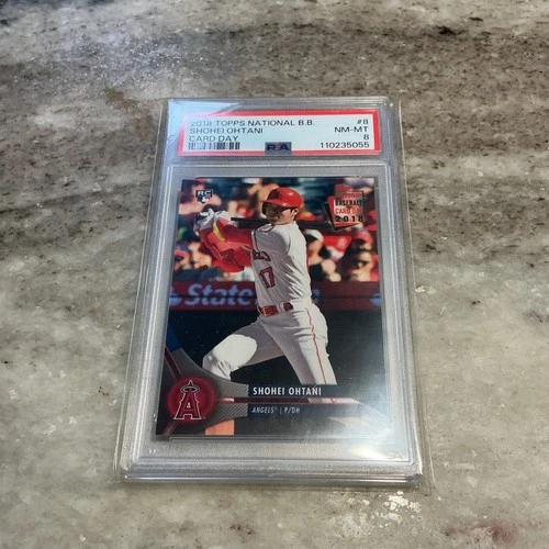 2018 Topps National Baseball Card Day Shohei Ohtani Rookie SP PSA 8 #8 Baseball