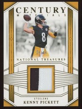Kenny Pickett /49 #CEN-KPT 2023 National Treasures Century Materials Gold Patch