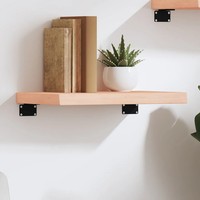 Wandregal Massivholz Eiche Unbehandelt 40X30 Cm - Regal Holz