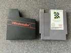 Vintage Nintendo NES Pipe Dream game with black game sleeve.