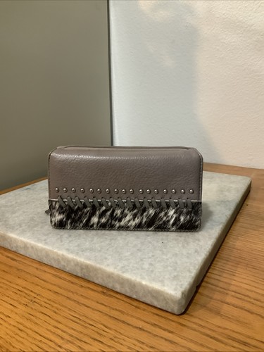 Trinity Ranch Wallet With Cowhide