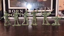 44 Count Of green plastic figures are Toy Army Men