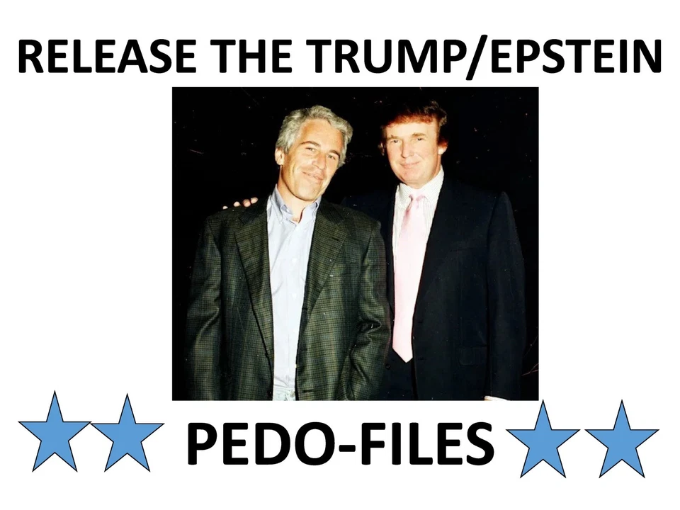 Release the Epstein Files - Anti-Trump 2025 18x24 Yard Sign w/ stake