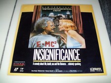 INSIGNIFICANCE Laserdisc LD VERY GOOD CONDITION RARE GREAT FILM NICOLAS ROEG