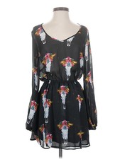 Show Me Your Mumu Women Black Casual Dress S