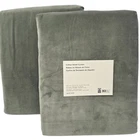 West Elm Cotton Velvet Curtains Set Of 2 48x108 Dark Olive Velvet Drapes