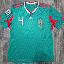 Camiseta de fútbol local Adidas México 2010 Rafael Márquez hombre XL Copa Mundial Barça