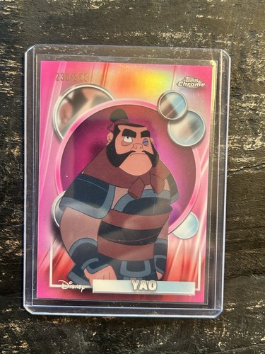 Topps Chrome Disney 100 2026 Mulan Yao #130 Serial Numbered 110/250