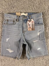 NWT Boys Levi s Jean Shorts Size 12 Regular Blue