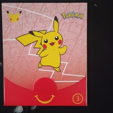 McDonald s Pok mon Pikachu Happy Meal Box Packaging 3 2021 Ages 3