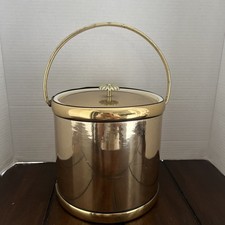 1970’s Vintage Insulated Gold KRAFTWARE Ice Bucket