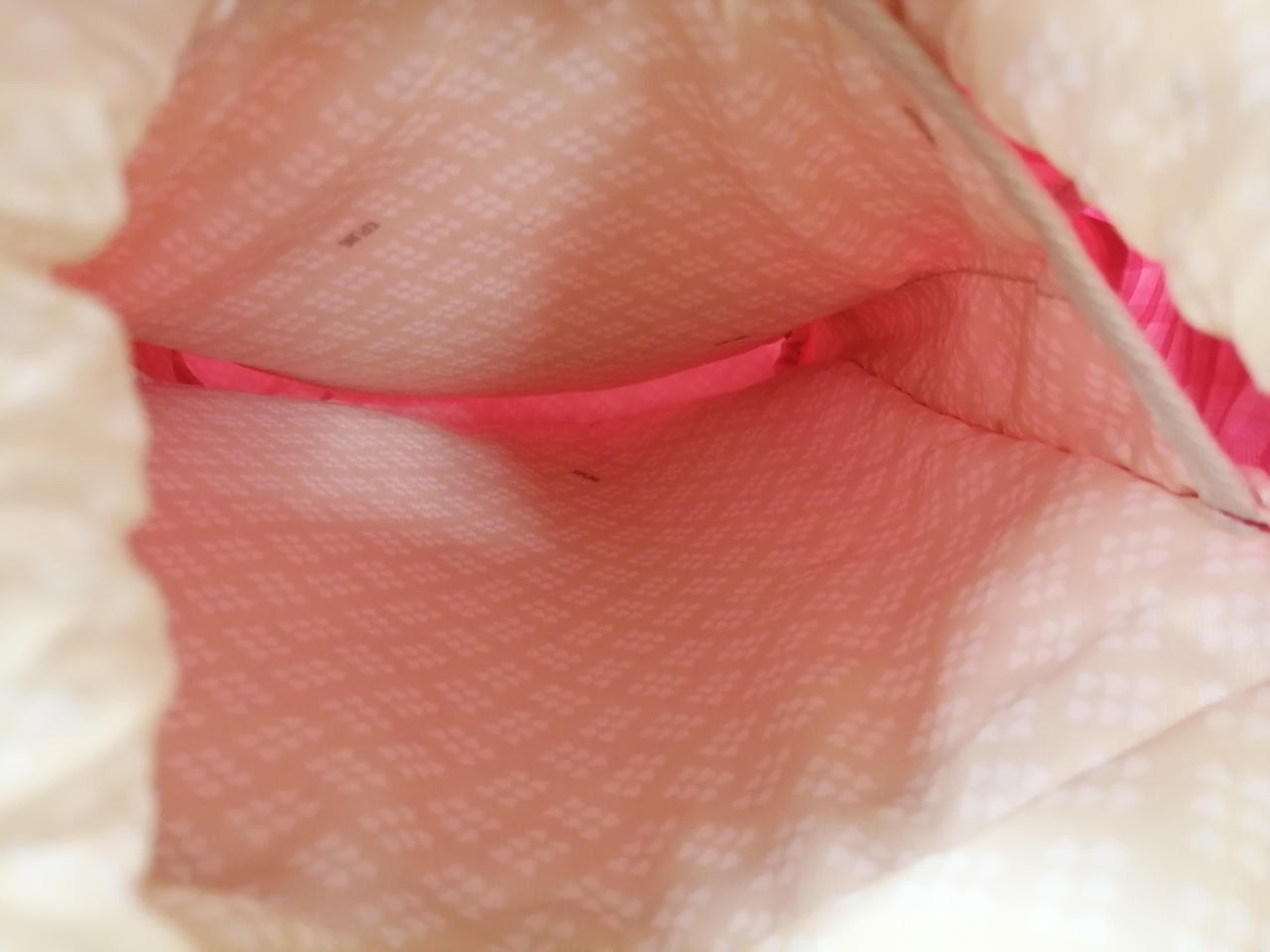 Checkered Backpack KIPLING Model Pink Slightly Fu… - image 13