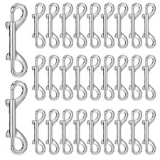 30 PCS 3.5 Inch Double Ended Bolt Snap Hooks, Heavy Duty Zinc Alloy Trigger C...