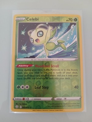 Celebi 003/072 Reverse Holo Rare Shining Fates Pokemon TCG 