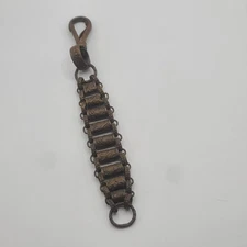 Vintage Masonic Knights Sword Watch Fob Chain Heavy Chunky