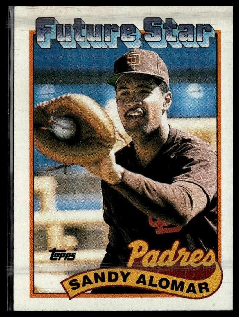 1989 Topps #648b Sandy Alomar Rookie RC