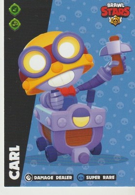 Panini Brawl Stars Sammelkarte #20 Carl Neu