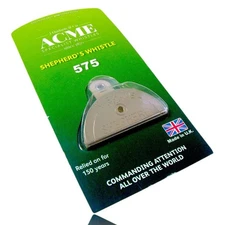 Acme Shepherds Lip Whistle 575-Nickel Silver Plated Dog Training Whistle - New