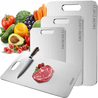 TitanSchneidebrett Neues Upgrade, 100% Reines Titan, Schneidebretter für die ...