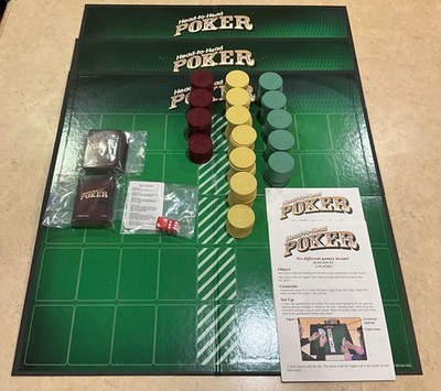 Head to Head Poker Game Parker Brothers 2005 -Complete -MUST READ (Alot in box!)
