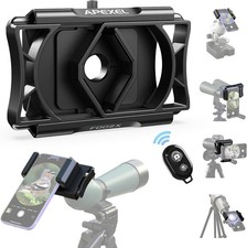 Upgraded Telescope Phone Adapter, Rotatable 360  Binocular Photo Adapter for ...