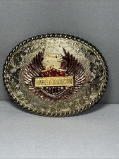 1978 Raintree Harley Davidson Eagle and Shield Belt Buckle