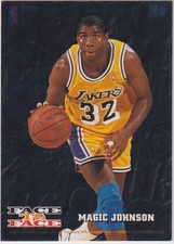 MAGIC JOHNSON WALT WILLIAMS 1993-94 SKYBOX FACE TO FACE INSERT #FTF8