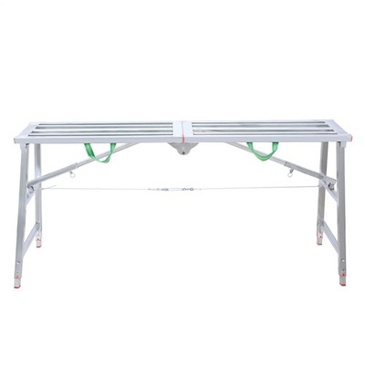Work Platform Adjustable Height Portable Scaffolding Platform 880 lb Load