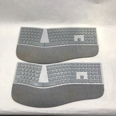 Lot of 2 Microsoft Surface Ergonomic Keyboard 1786 Bluetooth Tested READ