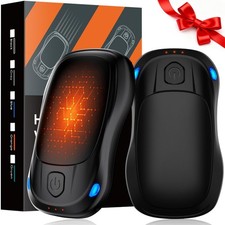 Hand Warmers Rechargeable 2 Pack, MKG Electric 2 Pack-B-Black, 2 Pack-B-Black