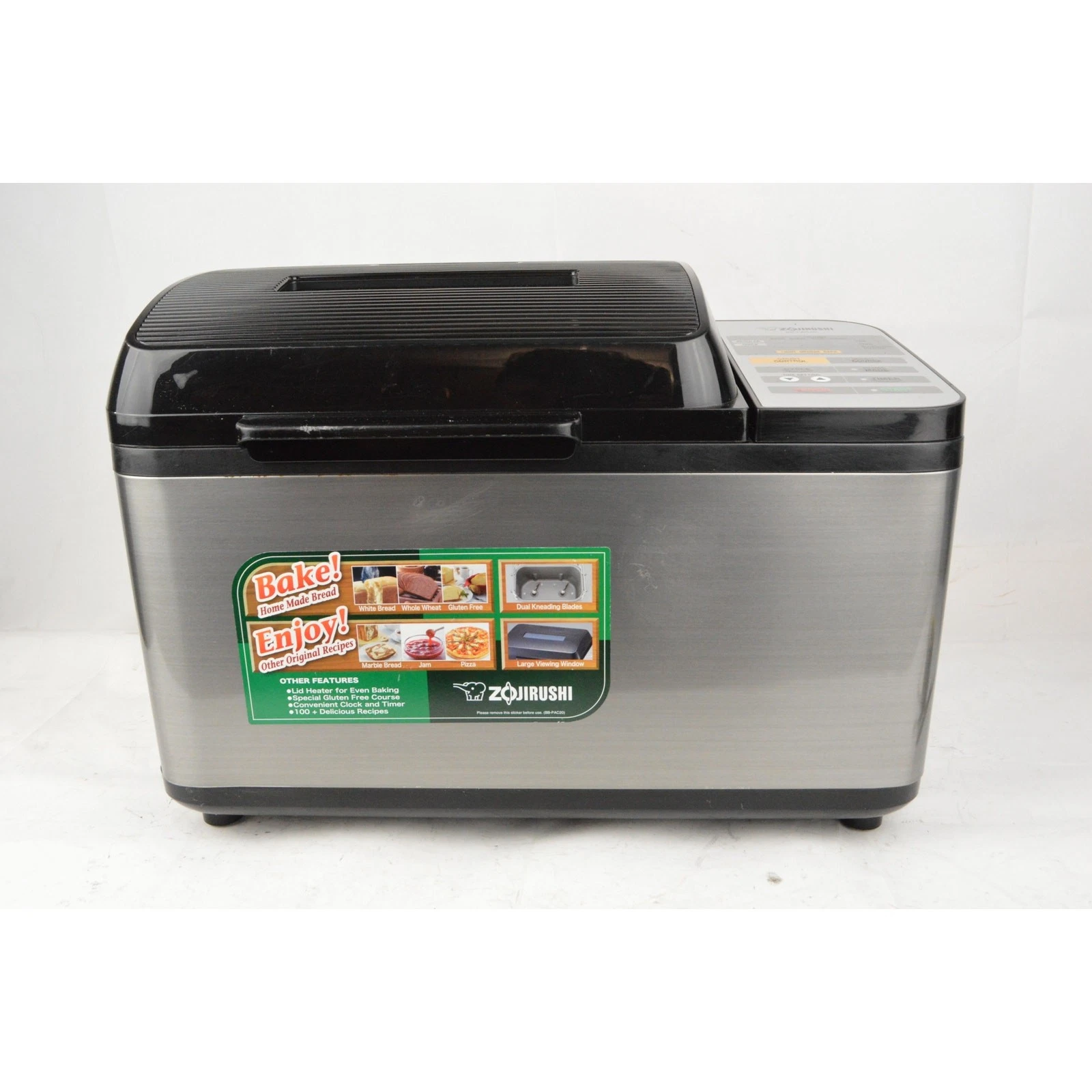 Zojirushi BB-PAC20 Home Bakery 2lb Bread Maker w/ Pan & Paddles Dented
Opens in a new window or tab