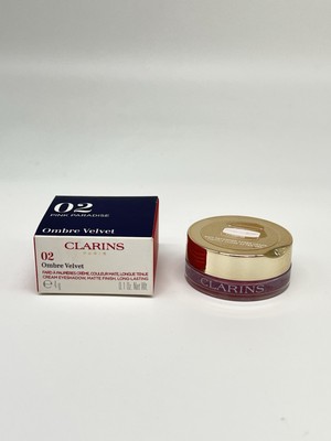 Clarins Ombre Velvet Eyeshadow Luxurious 02 Pink Paradise - 4g / 0.1oz