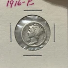 1916 Silver Mercury Dime Actual Coin Shown