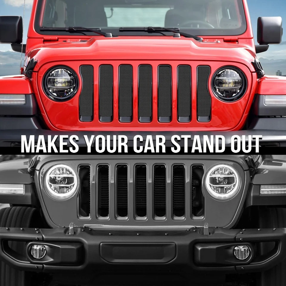 Inserto de parrilla - Pantalla de inserción de rejilla de malla de aleación de aluminio compatible con Wr Foto 4 de 4