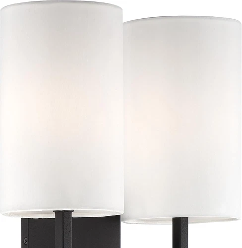 Elegant Veronica Black Forged 2-Light Wall Sconce for Stylish Lighting - Picture 3 of 9