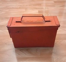 VTG Military Ammo Box Can Crate 200 Cartridges SCF 7.62mm M13 Cartons M60-M73