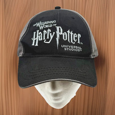 The Wizarding World of Harry Potter Universal Studios Hat   Gray/Black EUC LN