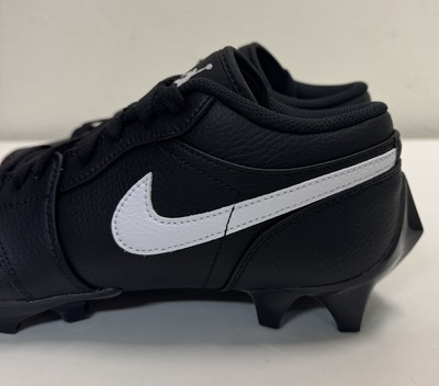 Nike Air Jordan 1 Low TD Mens Sz 8 Black White Football Cleats