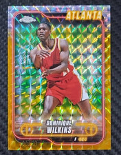 2025 Topps Chrome Dominique Wilkens GOLD Geometric 44/50 Refractor HAWKS #39