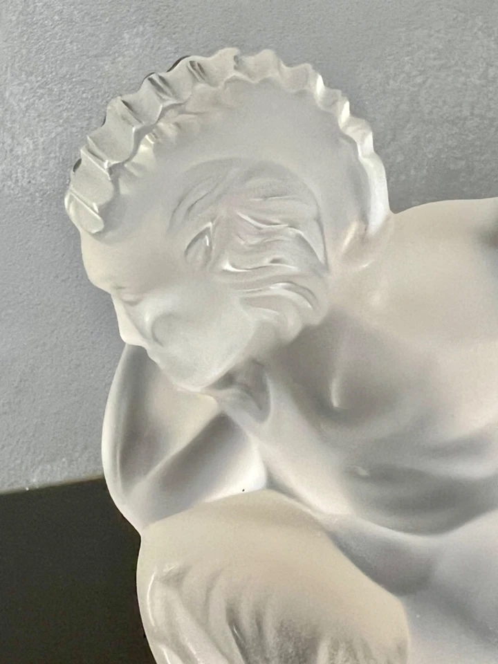LALIQUE FRANCE Flacon de parfum bouchon de radiateur modèle « Faune »  - Photo 4/4