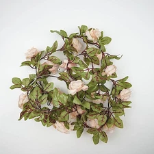 7 ft LED Roses Leaves Garland Battery Operated Fairy Lights Party Supplies