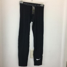 NEW Nike Pro Boys Training Tight Fit COLLANT Leggings Size XL Black