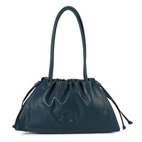 Coccinelle Dulse Schultertasche Leder 39Cm #COC-E1SS5130101 (Deep Blue)