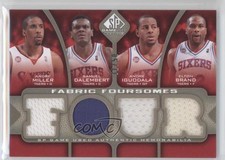 2009-10 SP Game Used Level 2 31/50 Andre Miller Samuel Dalembert Iguodala 9bp
