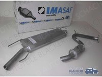 Imasaf Auspuffset Mitteltopf + Endtopf für Toyota Rav 4 III 2.2 D +4WD 2009-2013