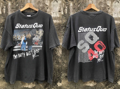 Status Quo Band The Party Ain't Over Yet T-shirt S to 5XL 2F1501