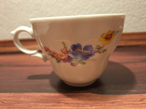 Kaffeetasse Wunsiedel Bavaria Blumen, Goldrand, vintage - Bild 1 von 6